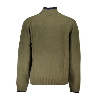 Napapijri Green Fabric Sweater In Green