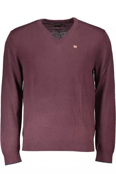 Napapijri Red Wool Sweater In Red