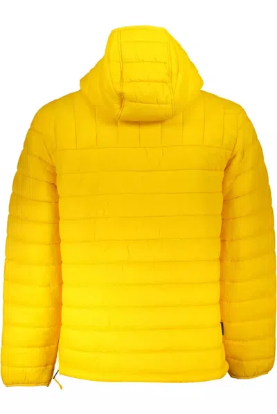 Napapijri Yellow Polyamide Men Jacket In Yellow
