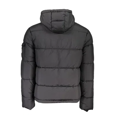North Sails Black Polyester Mens Jacket In Black