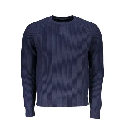 North Sails Blue Cotton Men Sweater In Blue