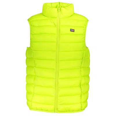 Norway 1963 Sleek Sleeveless Green Polyamide Jacket In Green