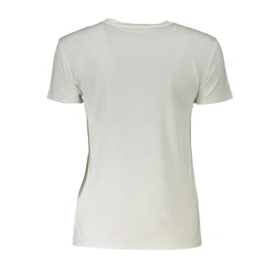 Patrizia Pepe Chic Sparkling Crew Neck Tee In White