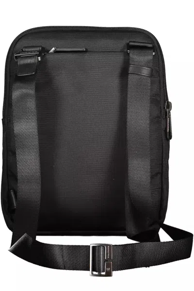 Piquadro Black Rpet Men Shoulder Men's Bag In Black
