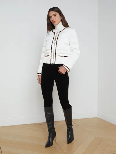 L'agence Crest Down Jacket In White
