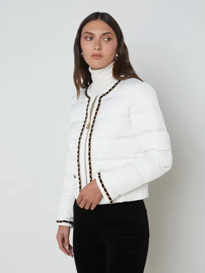 L'agence Crest Down Jacket In White