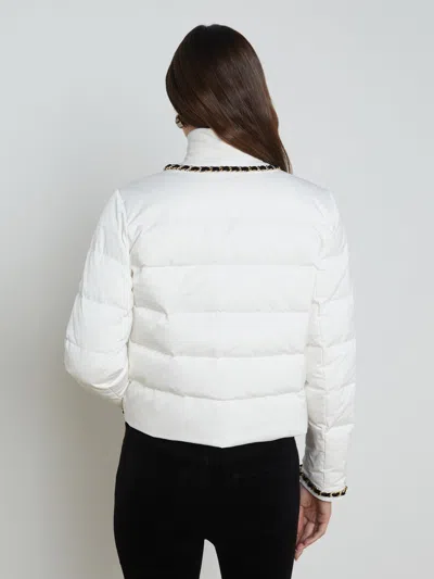 L'agence Crest Down Jacket In White
