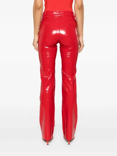 NORMA KAMALI NORMA KAMALI HIGH WAISTED FLARED TROUSERS 