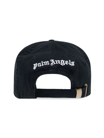 Palm Angels Logo Embroidered Baseball Cap