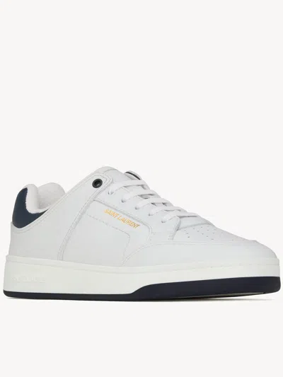 Saint Laurent Low-top Sneakers With Contrast Heel Tab