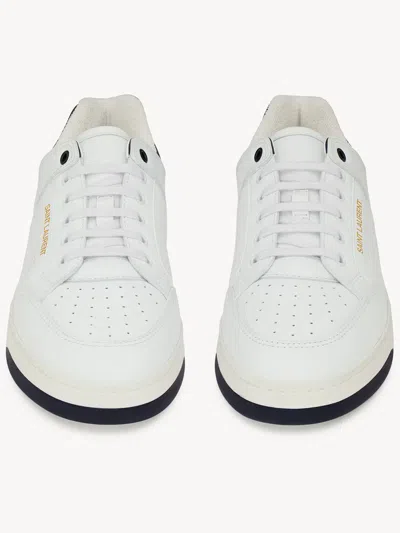 Saint Laurent Low-top Sneakers With Contrast Heel Tab