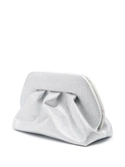 Themoirè Tia Crystal-embellished Clutch