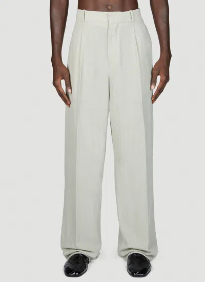 Bottega Veneta Light Wool Silk Mouline Blazer Pants In Multicolor