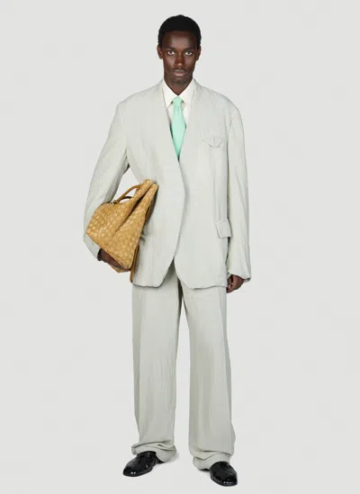 Bottega Veneta Light Wool Silk Mouline Blazer Pants In Multicolor