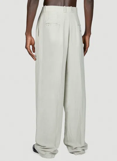 Bottega Veneta Light Wool Silk Mouline Blazer Pants In Multicolor