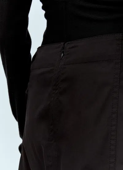 Bottega Veneta Knotted Midi Skirt In Black