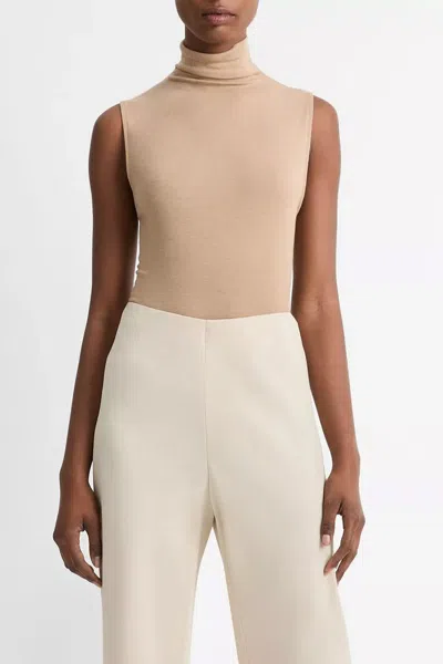 Vince Sleeveless Turtleneck Top