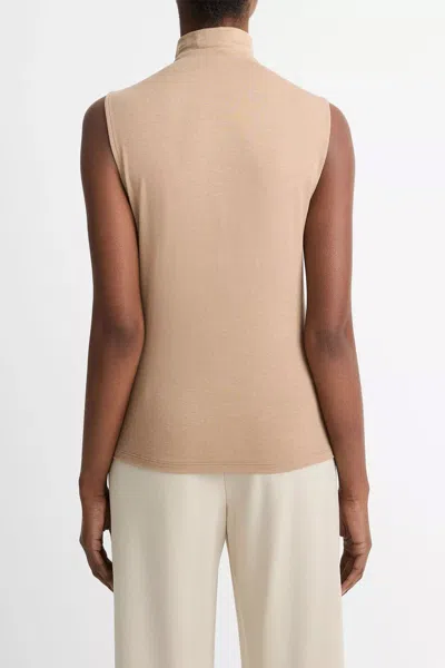 Vince Sleeveless Turtleneck Top