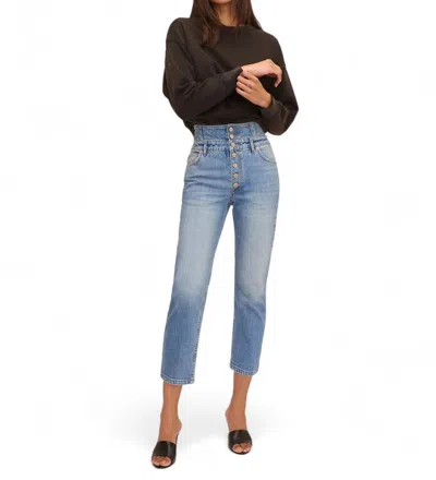 Marissa Webb Turner Ii High Waist Jean In Indigo Medium Stone Wash In Multi