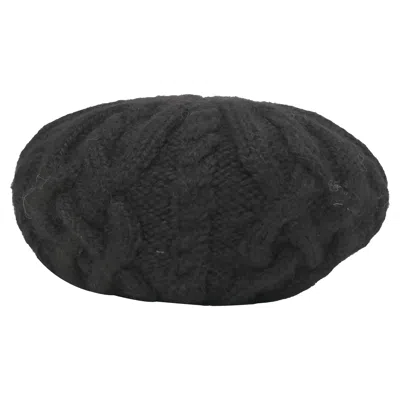 Eugenia Kim Jamie Alpaca Beret In Black Wool In Black