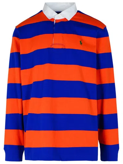 Polo Ralph Lauren Polo Pony Embroidery Polo Shirt In Orange