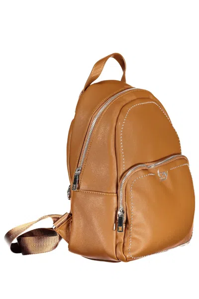 Byblos Brown Polyethylene Women Women's Backpack In Brown