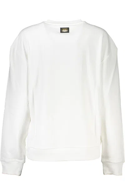 Cavalli Class White Cotton Women Sweater In White