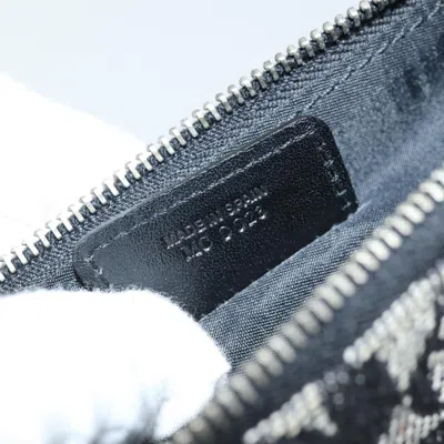 Pre-owned Dior Saddle Navy Canvas Clutch Bag ()