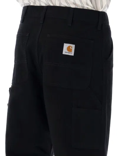 Shop Carhartt Wip Single Knee Pant In Black Rinsed