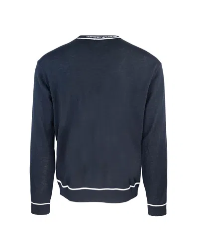 Shop Emporio Armani Sweater In Blue