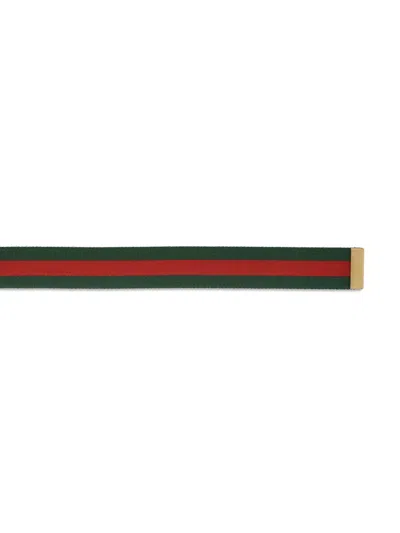 Shop Gucci Belts In Vrv/cocoa