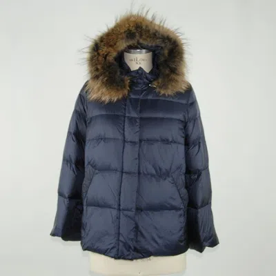 Emilio Romanelli Blue Polyamide Women Jacket In Blue