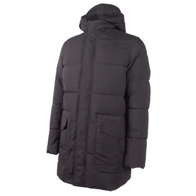 Emilio Romanelli Dashing Gentleman's Jacket With Men's Hood In Black