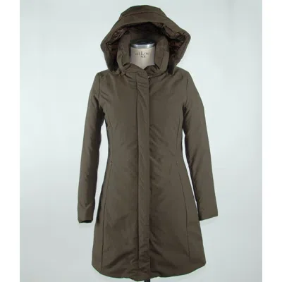 Emilio Romanelli Brown Polyester Jackets & Coat In Brown