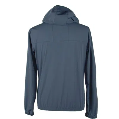 Emilio Romanelli Blue Synthetic Jacket In Blue
