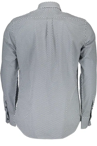 Harmont & Blaine Elegant Blue Regular Fit Long Sleeve Shirt In Blue