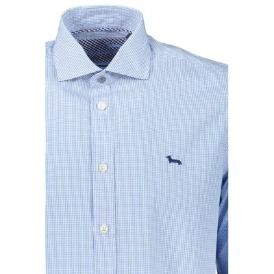 Harmont & Blaine Chic Light Blue Organic Cotton Shirt In Light Blue