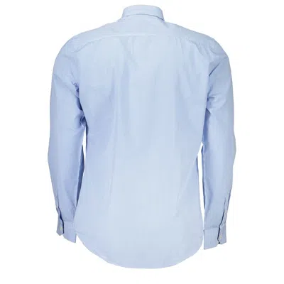 Harmont & Blaine Chic Light Blue Organic Cotton Shirt In Light Blue