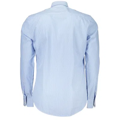 Harmont & Blaine Chic Light Blue Organic Cotton Shirt In Light Blue