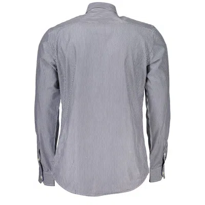 Harmont & Blaine Elegant Blue Long Sleeve Cotton Shirt In Blue
