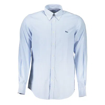 Harmont & Blaine Chic Light Blue Organic Cotton Shirt In Light Blue