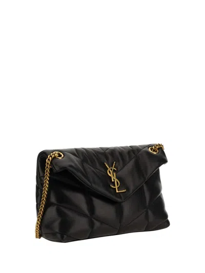 Shop Saint Laurent Shoulder Bags In Black