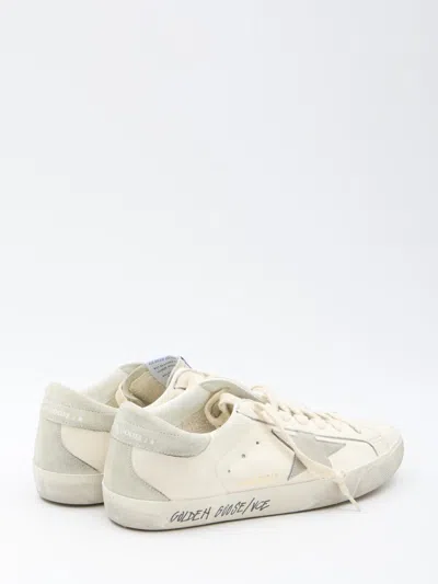 Shop Golden Goose Super-star Sneakers In White