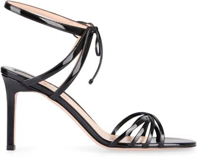 Shop Tom Ford Angelica Heeled Leather Sandals In Black