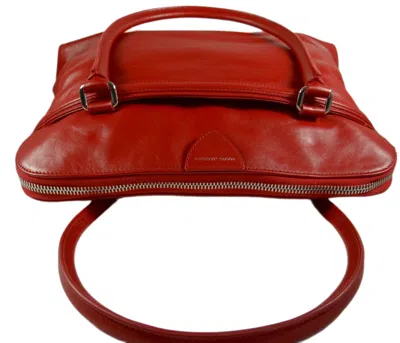 Marc Jacobs Releigh Satchel Tote Bag In Red