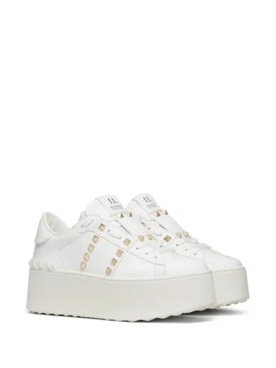 Shop Valentino Garavani Sneakers In White