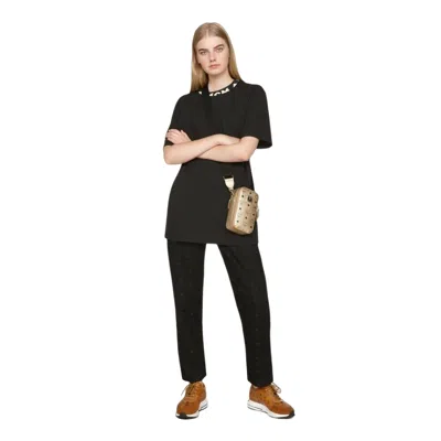Mcm Women's Unisex Crossbody Camera Bag In Visetos Berlin Gold In Gold