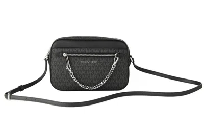 Michael Kors Jet Set Item East West Zip Chain Crossbody Bag In Vanilla Mk/gold