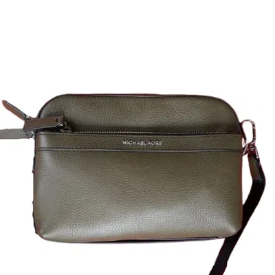 Michael Kors Women's Cooper Utility Crossbody Messenger Bag In Olive Green/sv