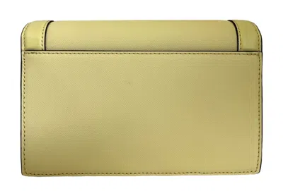Michael Kors Women's Jet Set Chain Saffiano Leather Flap Crossbody Bag In Yellow Butter Cup/sv
